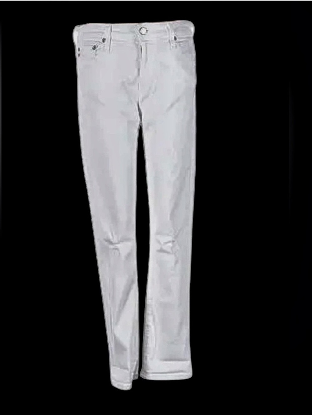 NWT AG EX BOYFRIEND SLIM slouch WHITE JEANS - Picture 15 of 15